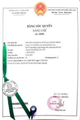 Utility solution patented: beauty blend for oral use